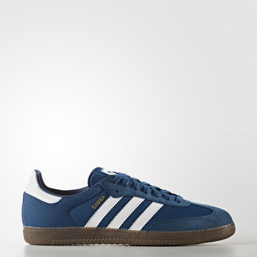 Adidas Samba Og - Originals γυναικεια - Μπλε/Ασπρα,Μέγεθος: EU 36 – 54 2/3 (711UFYQI)